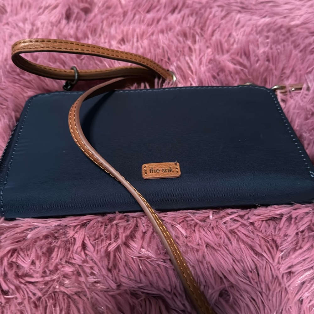 The Sak Navy Nylon Crossbody